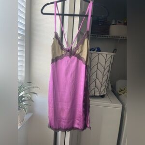 Urban outfitters color block intimate mini dress with lace. Size M. $30 OBO